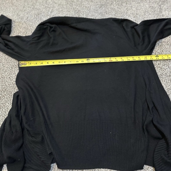 APT 9 Black Knit Oversized Cardigan Cape Coverup R $48 - Picture 7 of 8